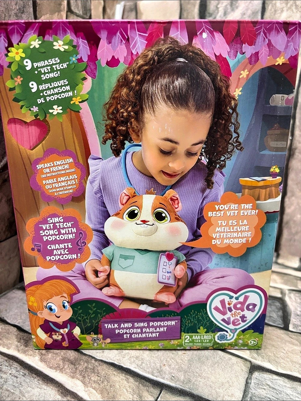 VTech Vida the Vet Talk and Sing Popcorn Plush Toy